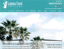 Tablet Screenshot of lagunacoastpottery.com